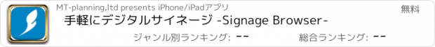 おすすめアプリ 手軽にデジタルサイネージ -Signage Browser-