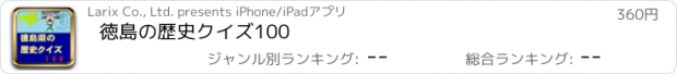 おすすめアプリ 徳島の歴史クイズ100