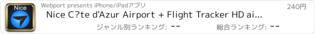 おすすめアプリ Nice Côte d'Azur Airport + Flight Tracker HD air NCE France