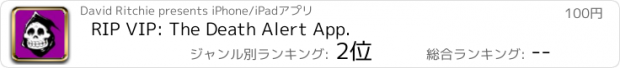 おすすめアプリ RIP VIP: The Death Alert App.