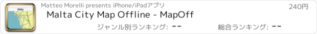 おすすめアプリ Malta City Map Offline - MapOff