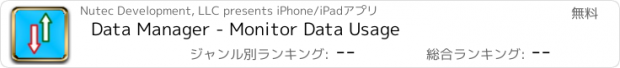 おすすめアプリ Data Manager - Monitor Data Usage