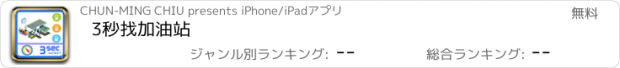 おすすめアプリ 3秒找加油站