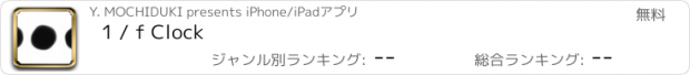 おすすめアプリ 1 / f Clock