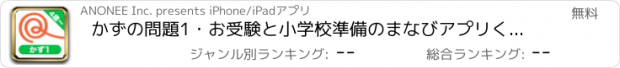 おすすめアプリ かずの問題1・お受験と小学校準備のまなびアプリくるくる