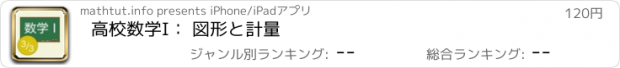 おすすめアプリ 高校数学I： 図形と計量