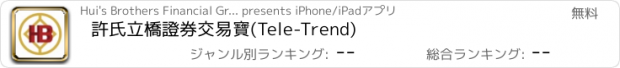 おすすめアプリ 許氏立橋證券交易寶(Tele-Trend)