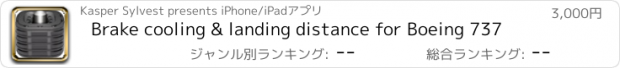 おすすめアプリ Brake cooling & landing distance for Boeing 737