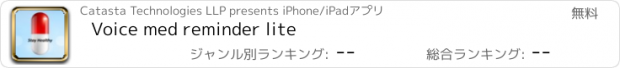 おすすめアプリ Voice med reminder lite