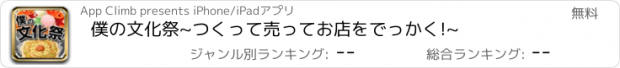 おすすめアプリ 僕の文化祭~つくって売ってお店をでっかく!~