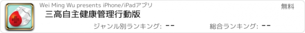 おすすめアプリ 三高自主健康管理行動版