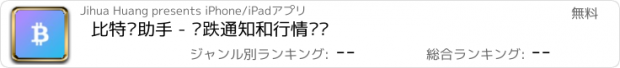 おすすめアプリ 比特币助手 - 涨跌通知和行情查询