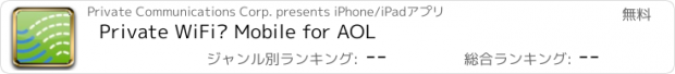 おすすめアプリ Private WiFi™ Mobile for AOL