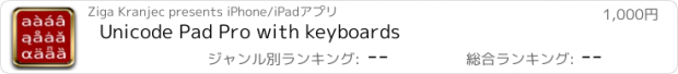 おすすめアプリ Unicode Pad Pro with keyboards