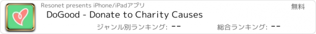 おすすめアプリ DoGood - Donate to Charity Causes