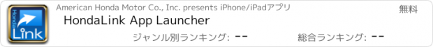 おすすめアプリ HondaLink App Launcher