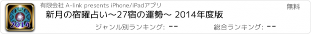 おすすめアプリ 新月の宿曜占い～27宿の運勢～ 2014年度版