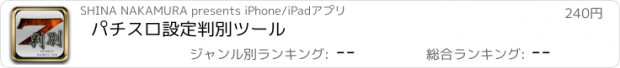 おすすめアプリ パチスロ　設定判別ツール