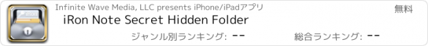 おすすめアプリ iRon Note Secret Hidden Folder