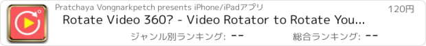 おすすめアプリ Rotate Video 360º - Video Rotator to Rotate Your Video Clip to Correct Orientation or in Any Angle and Scale & Resize Video for Instagram