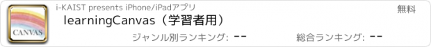 おすすめアプリ learningCanvas（学習者用）