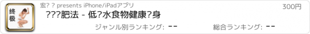 おすすめアプリ 终极减肥法 - 低碳水食物健康瘦身