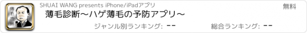 おすすめアプリ 薄毛診断〜ハゲ薄毛の予防アプリ〜