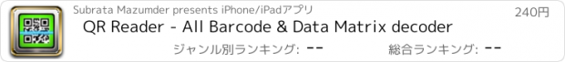おすすめアプリ QR Reader - All Barcode & Data Matrix decoder