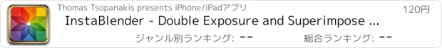 おすすめアプリ InstaBlender - Double Exposure and Superimpose Image Blender