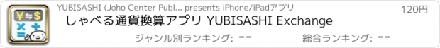 おすすめアプリ しゃべる通貨換算アプリ YUBISASHI Exchange