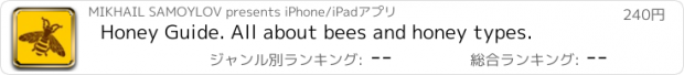 おすすめアプリ Honey Guide. All about bees and honey types.