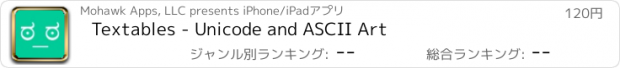 おすすめアプリ Textables - Unicode and ASCII Art