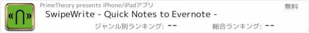 おすすめアプリ SwipeWrite - Quick Notes to Evernote -