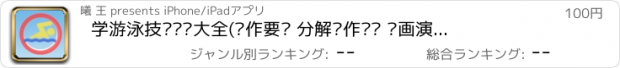 おすすめアプリ 学游泳技术训练大全(动作要领 分解动作训练 动画演示 视频)