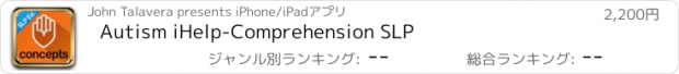 おすすめアプリ Autism iHelp-Comprehension SLP