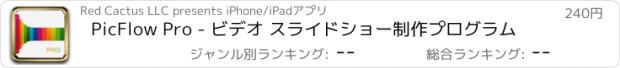 おすすめアプリ PicFlow Pro - ビデオ スライドショー制作プログラム