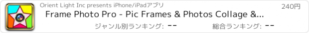 おすすめアプリ Frame Photo Pro - Pic Frames & Photos Collage & Caption Editor for Instagram, Twitter, Facebook