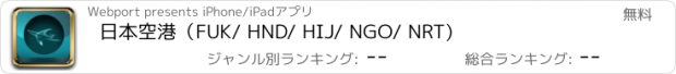 おすすめアプリ 日本空港（FUK/ HND/ HIJ/ NGO/ NRT)