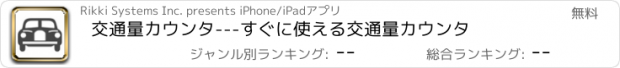 おすすめアプリ 交通量カウンタ　---　すぐに使える交通量カウンタ