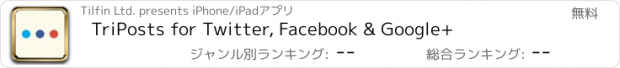 おすすめアプリ TriPosts for Twitter, Facebook & Google+