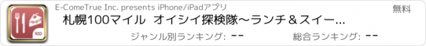 おすすめアプリ 札幌100マイル  オイシイ探検隊　〜ランチ＆スイーツ〜