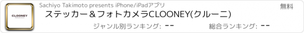 おすすめアプリ ステッカー＆フォトカメラ　CLOONEY(クルーニ)