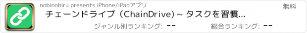 おすすめアプリ チェーンドライブ（ChainDrive) 　~ タスクを習慣に変えよう！