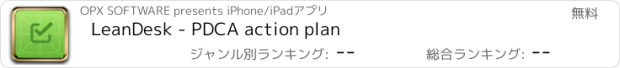 おすすめアプリ LeanDesk - PDCA action plan