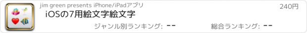 おすすめアプリ iOSの7用絵文字絵文字