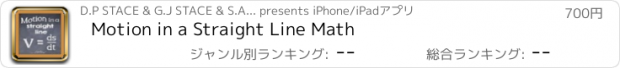 おすすめアプリ Motion in a Straight Line Math