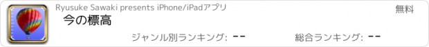 おすすめアプリ 今の標高