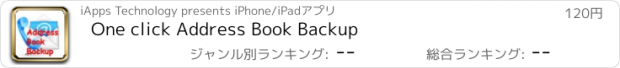 おすすめアプリ One click Address Book Backup