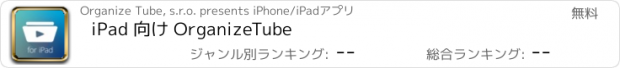 おすすめアプリ iPad 向け OrganizeTube