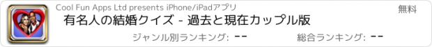 おすすめアプリ 有名人の結婚クイズ - 過去と現在カップル版